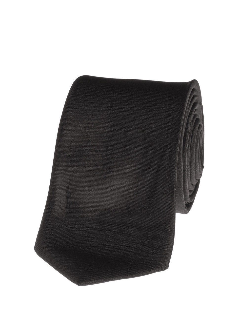 Black pocket handkerchief and tie set