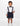 Boys navy dungarees and white shirt set
