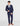 Navy checked wedding suit for boys