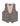 Boys brown checked waistcoat
