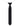 Boys skinny elasticated black tie