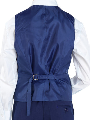 boys cheap blue waistcoat