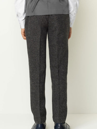 Boys grey tweed trousers - Ainsley