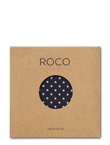 Boys navy pocket square