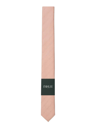 Boys rose gold full length tie