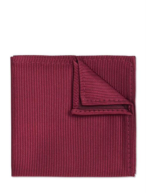 Boys burgundy pocket square
