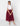 Girls white and wine two piece dress