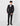 Double breasted boys black suit