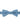 Dusky blue banded dickie bow