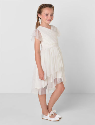 Girls sustainable flower girl dress