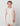 Girls sustainable ivory party dress