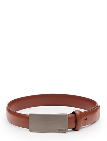 Boys tan leather belt
