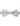 Boys silver grey banded bow tie