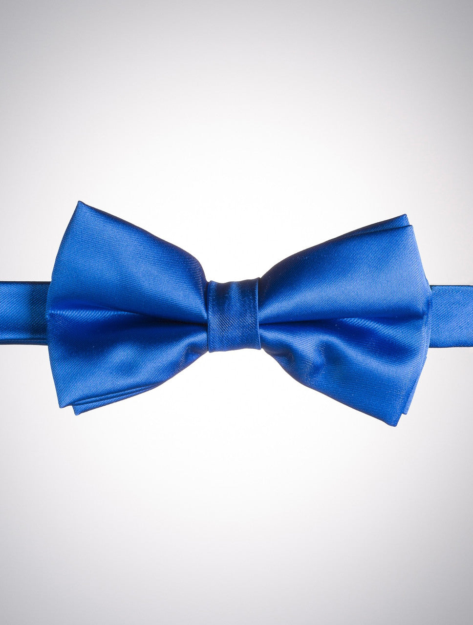 banded royal blue dickie bow