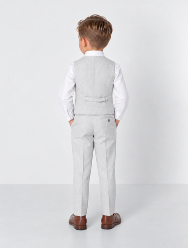 Boys grey waistcoat suit - Harry
