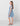 Blue junior bridesmaids dress