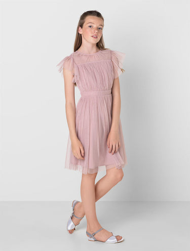 Sustainable pink girls party dress