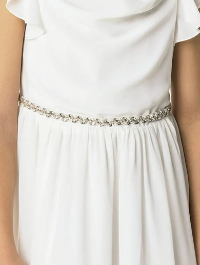 Girls cluster pearl belt