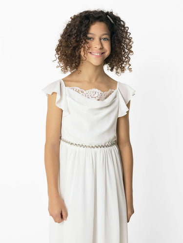 Girls pearl communion belt