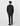 Black double-breasted prom suit