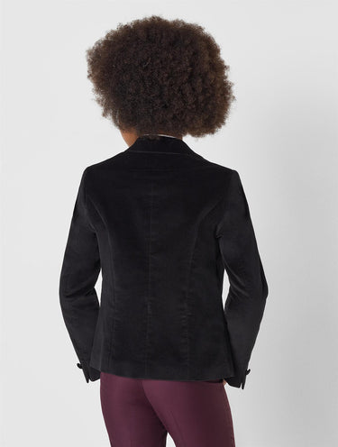 Girls black velvet jacket