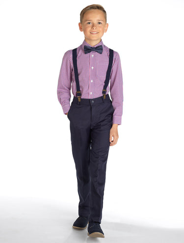 boys navy pants