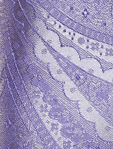 Lilac paisley pocket handkerchief