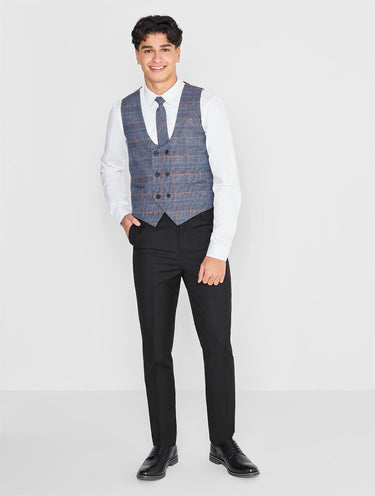 Boys blue and black page boy outfit