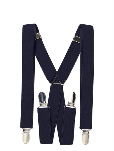 Boys navy braces