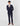 French navy pageboy suit
