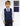 Boys navy check waistcoat and navy trouser set - Oliver