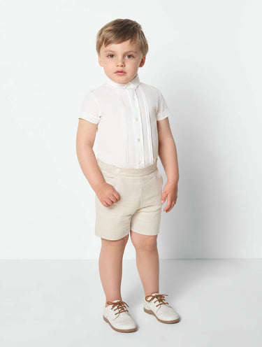 Boys beige romper