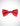Boys red dickie bow