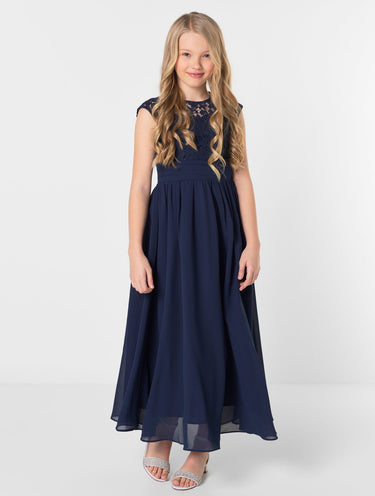 Girls Navy Dress