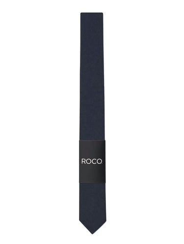 Boys navy blue skinny tie