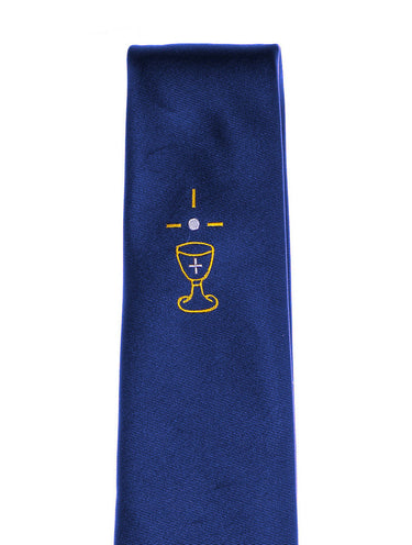 Royal blue Chalice tie