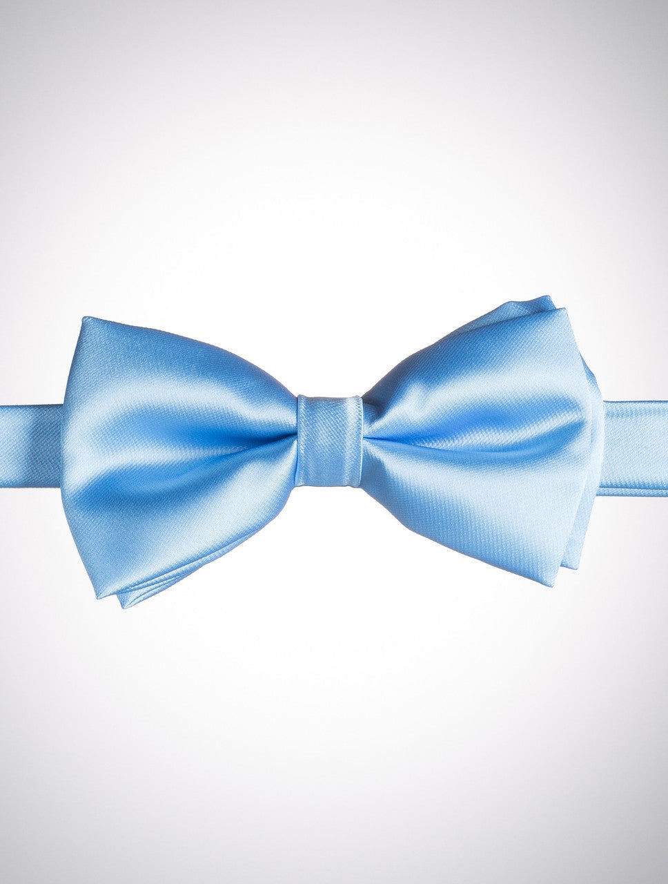 banded sky blue dickie bow