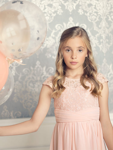Girls pink dress - Victoria