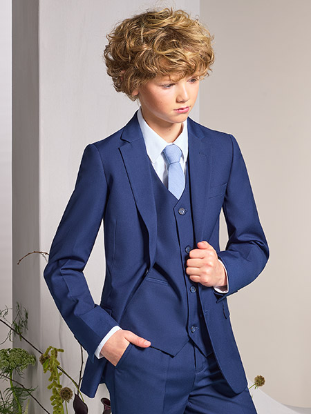 Shop the Monaco blue boys suit at Roco