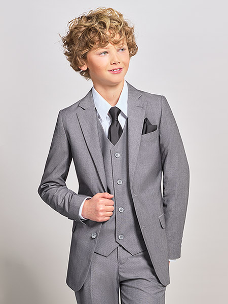 Shop the Philip dove grey boys suit at Roco